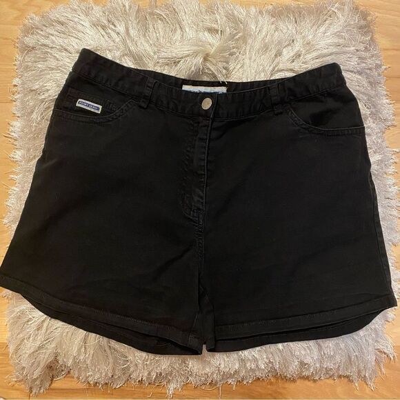 Point Zero Black Shorts Size 7 Juniors - Picture 1 of 10
